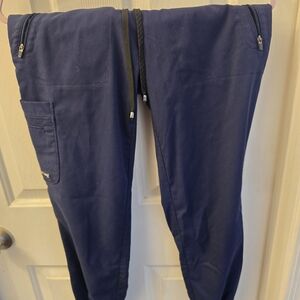 Ladies Greys Anatomy Navy Drawstring Jogger Scrub Pants